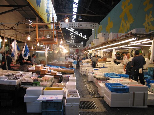 Audioguide de Tokyo : explorez le marché aux poissons de Tsukiji