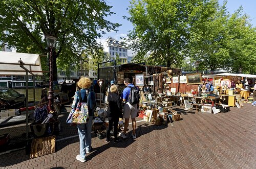Audioguide d'Amsterdam : explorez le marché de Waterlooplein
