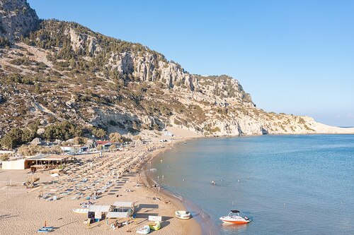 Rhodes Audio guide: Explore Tsambika Beach