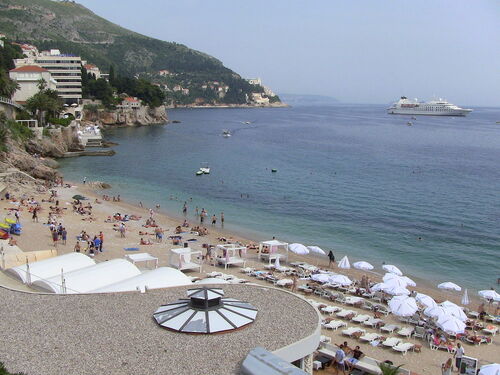 Audioguida di Dubrovnik: esplora la spiaggia di Banje