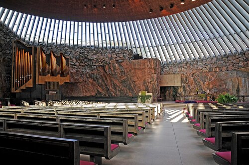 Helsinki Audio guide: Explore Temppeliaukio Church (Rock Church)