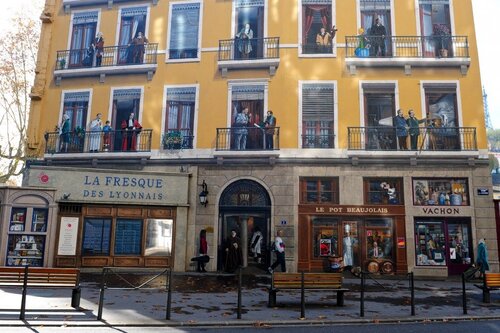 Audioguide Lyon : Découvrez La Fresque des Lyonnais
